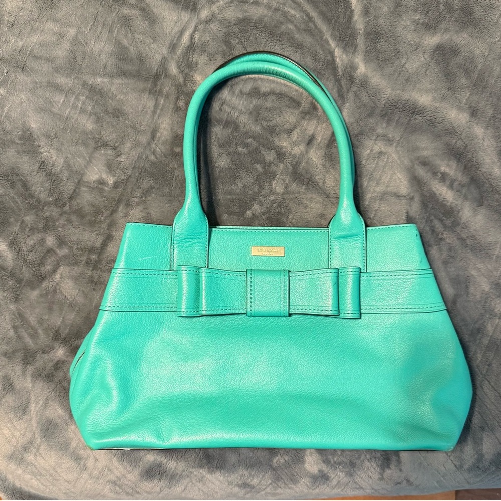Elegant Turquoise Handbag